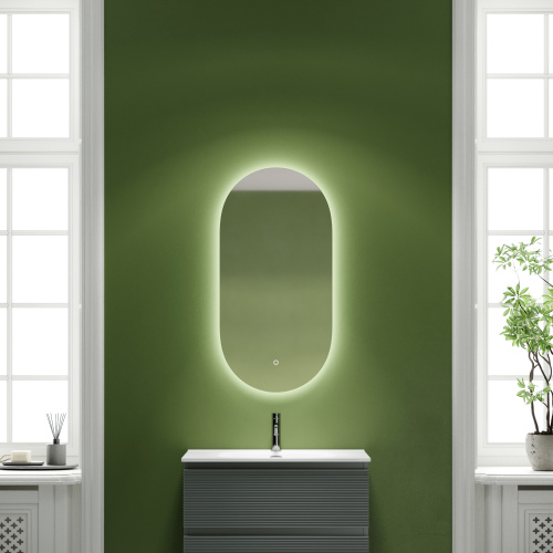 Зеркало в ванную Sancos Oval OV55C 55х90